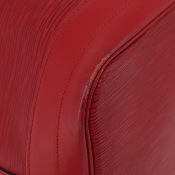 LOUIS VUITTON Epi Noe Shoulder Bag Red M44007 LV Auth 157474
