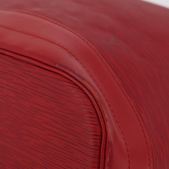 LOUIS VUITTON Epi Noe Shoulder Bag Red M44007 LV Auth 157474
