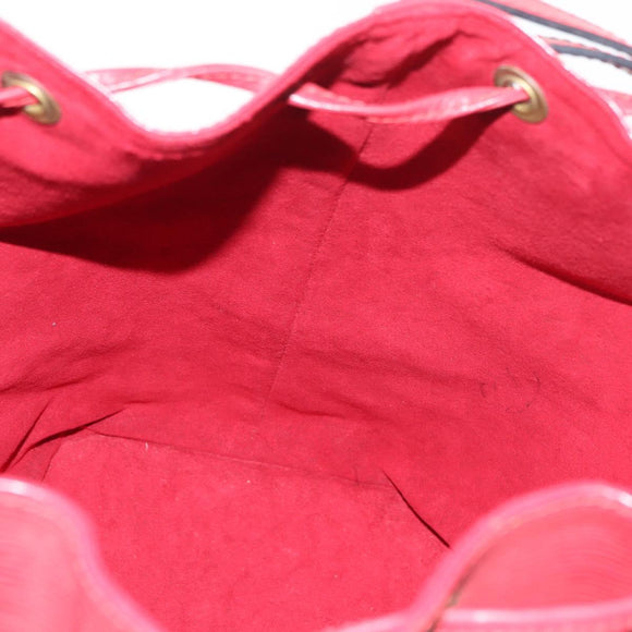 LOUIS VUITTON Epi Noe Shoulder Bag Red M44007 LV Auth 157474