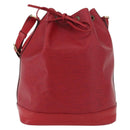 LOUIS VUITTON Epi Noe Shoulder Bag Red M44007 LV Auth 157474-13