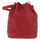 LOUIS VUITTON Epi Noe Shoulder Bag Red M44007 LV Auth 157474-2