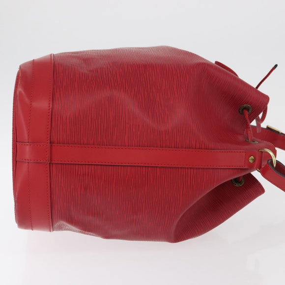 LOUIS VUITTON Epi Noe Shoulder Bag Red M44007 LV Auth 157474
