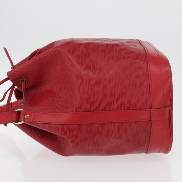 LOUIS VUITTON Epi Noe Shoulder Bag Red M44007 LV Auth 157474