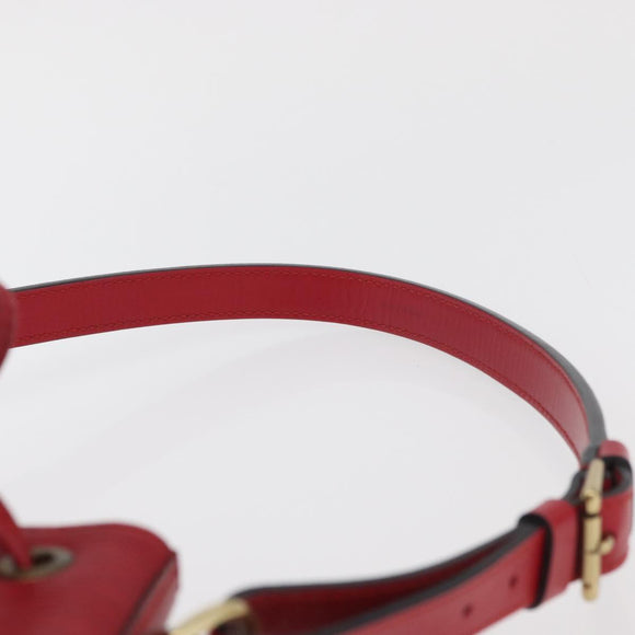 LOUIS VUITTON Epi Noe Shoulder Bag Red M44007 LV Auth 157474