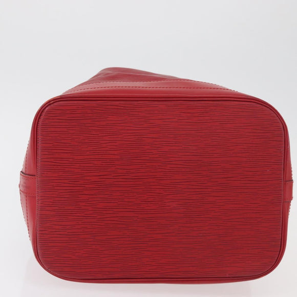 LOUIS VUITTON Epi Noe Shoulder Bag Red M44007 LV Auth 157474