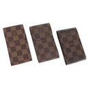 LOUIS VUITTON Damier Ebene Etui cigarette Cigarette Case 3 Set LV Auth 157476-1
