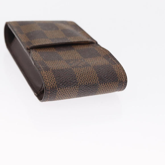 LOUIS VUITTON Damier Ebene Etui cigarette Cigarette Case 3 Set LV Auth 157476