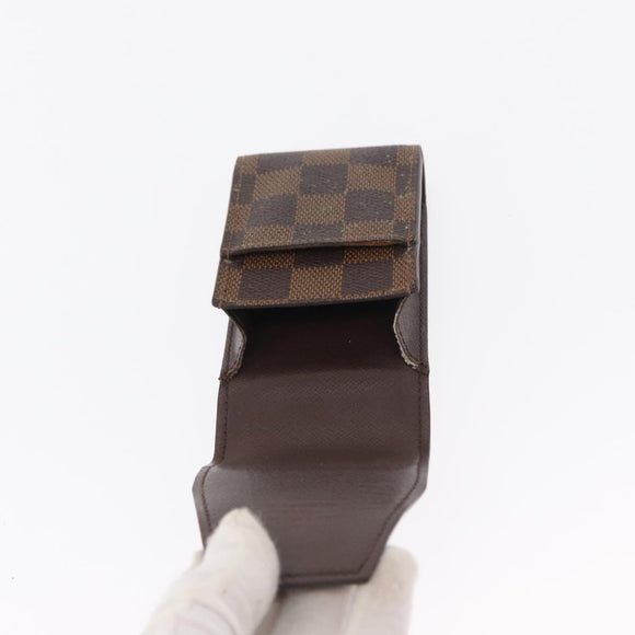 LOUIS VUITTON Damier Ebene Etui cigarette Cigarette Case 3 Set LV Auth 157476