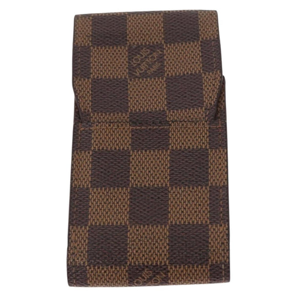 LOUIS VUITTON Damier Ebene Etui cigarette Cigarette Case 3 Set LV Auth 157476