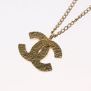 CHANEL Necklace metal Gold Tone CC Auth 157477-10