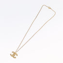 CHANEL Necklace metal Gold Tone CC Auth 157477-9