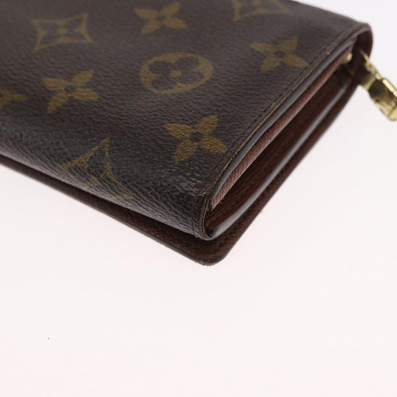 LOUIS VUITTON Monogram Portefeuille Tresol Wallet M61736 LV Auth 157480