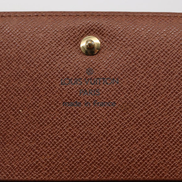 LOUIS VUITTON Monogram Portefeuille Tresol Wallet M61736 LV Auth 157480