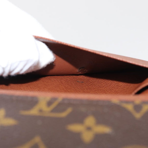 LOUIS VUITTON Monogram Portefeuille Tresol Wallet M61736 LV Auth 157480