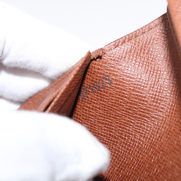 LOUIS VUITTON Monogram Portefeuille Tresol Wallet M61736 LV Auth 157480