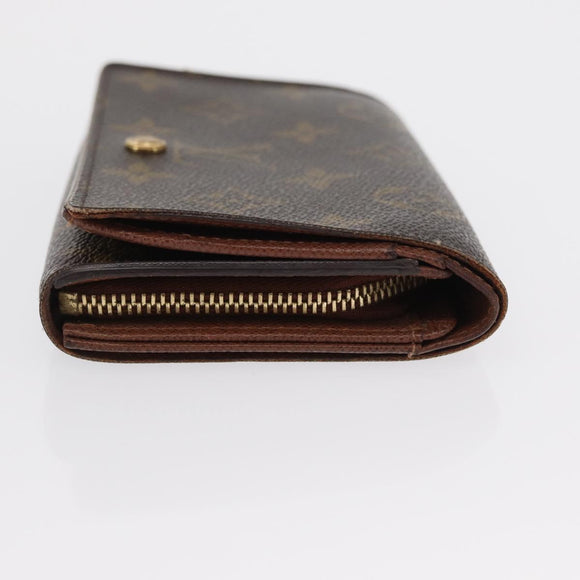 LOUIS VUITTON Monogram Portefeuille Tresol Wallet M61736 LV Auth 157480