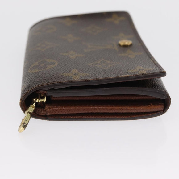 LOUIS VUITTON Monogram Portefeuille Tresol Wallet M61736 LV Auth 157480