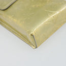 LOUIS VUITTON Monogram Vernis Green Cigarette Case Gris LV Auth 157481-11