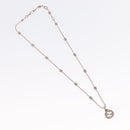 GUCCI Necklace metal 2 Set Silver tone Auth 157482-15