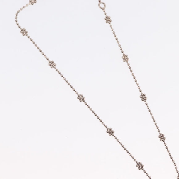 GUCCI Necklace metal 2 Set Silver tone Auth 157482