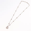 GUCCI Necklace metal 2 Set Silver tone Auth 157482-20