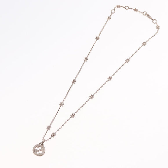 GUCCI Necklace metal 2 Set Silver tone Auth 157482