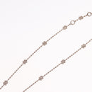 GUCCI Necklace metal 2 Set Silver tone Auth 157482-23