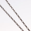 GUCCI Necklace metal 2 Set Silver tone Auth 157482-5