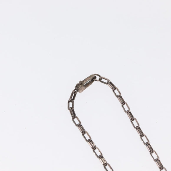 GUCCI Necklace metal 2 Set Silver tone Auth 157482