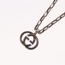GUCCI Necklace metal 2 Set Silver tone Auth 157482-9