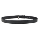 Christian Dior Belt Leather 39.8"" Black Silver Auth 157484-2
