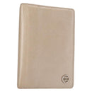 CHANEL Day Planner Cover Leather Beige Gold CC Auth 157485-1