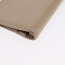 CHANEL Day Planner Cover Leather Beige Gold CC Auth 157485-16