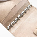 CHANEL Day Planner Cover Leather Beige Gold CC Auth 157485-19