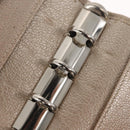 CHANEL Day Planner Cover Leather Beige Gold CC Auth 157485-21