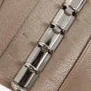 CHANEL Day Planner Cover Leather Beige Gold CC Auth 157485-9