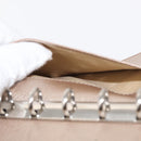 CHANEL Day Planner Cover Leather Beige Gold CC Auth 157485-10