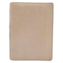 CHANEL Day Planner Cover Leather Beige Gold CC Auth 157485-2