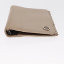 CHANEL Day Planner Cover Leather Beige Gold CC Auth 157485-6