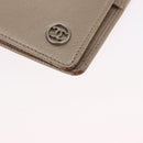 CHANEL Day Planner Cover Leather Beige Gold CC Auth 157485-14