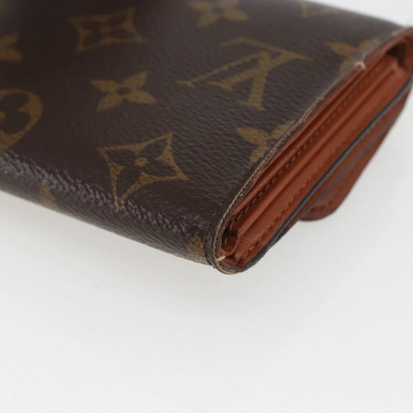 LOUIS VUITTON Monogram PortefeuilleFlower Compact Wallet M62567 LV Auth 157486