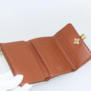LOUIS VUITTON Monogram PortefeuilleFlower Compact Wallet M62567 LV Auth 157486-8
