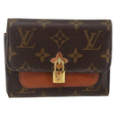 LOUIS VUITTON Monogram PortefeuilleFlower Compact Wallet M62567 LV Auth 157486-13