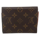 LOUIS VUITTON Monogram PortefeuilleFlower Compact Wallet M62567 LV Auth 157486-2