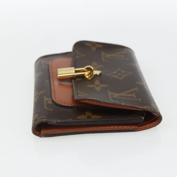 LOUIS VUITTON Monogram PortefeuilleFlower Compact Wallet M62567 LV Auth 157486