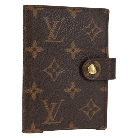 LOUIS VUITTON Monogram Etui Palm PDA Day Planner Cover M63028 LV Auth 157488V