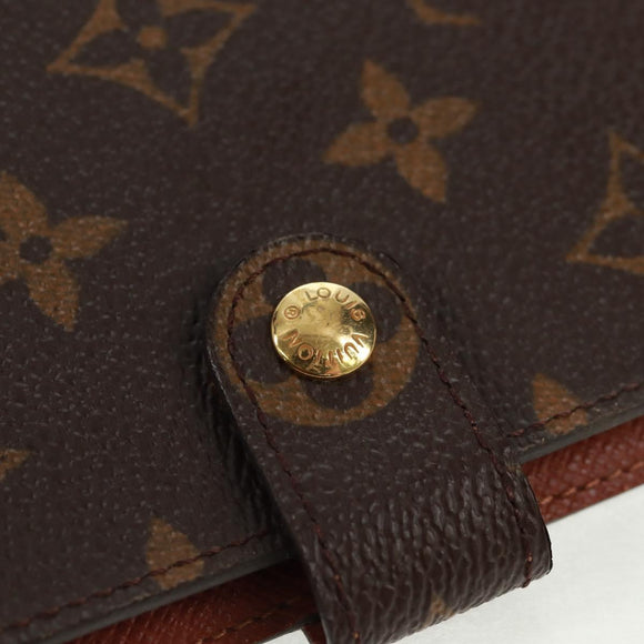 LOUIS VUITTON Monogram Etui Palm PDA Day Planner Cover M63028 LV Auth 157488V