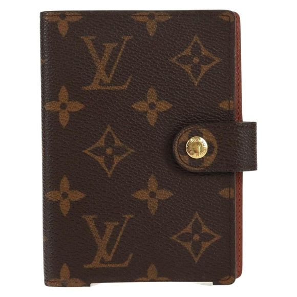 LOUIS VUITTON Monogram Etui Palm PDA Day Planner Cover M63028 LV Auth 157488V