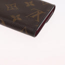 LOUIS VUITTON Monogram Porte Monnaie Rosary Purse Fuchsia M41939 LV Auth 157493-16