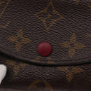 LOUIS VUITTON Monogram Porte Monnaie Rosary Purse Fuchsia M41939 LV Auth 157493-17